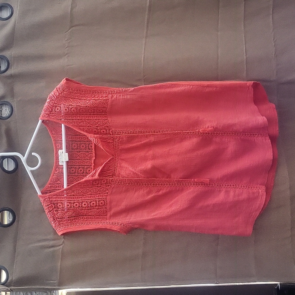 Womens tank top coral/ orange color